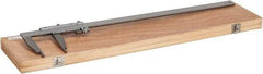 Value Collection - 0 to 24" Stainless Steel Vernier Caliper - 0.02mm Graduation, 4" Jaw Depth, 0.002" Accuracy, Includes Inside Diameter, Outside Diameter - USA Tool & Supply