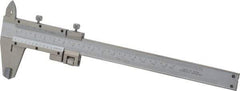 Value Collection - 0 to 6" Stainless Steel Vernier Caliper - 0.05mm Graduation, 1.5748" Jaw Depth, 0.0012" Accuracy, Includes Depth, Inside Diameter, Outside Diameter, Step - USA Tool & Supply