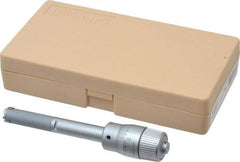 Mitutoyo - 0.5 to 0.65", Mechanical Inside Hole Micrometer - 0.0002" Graduation, 0.0001" Accuracy, Ratchet Stop Thimble - USA Tool & Supply