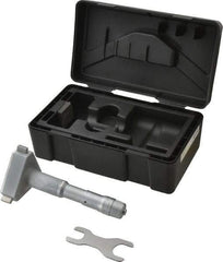 Mitutoyo - 3-1/2 to 4", Mechanical Inside Hole Micrometer - 0.0002" Graduation, 0.00015" Accuracy, Ratchet Stop Thimble - USA Tool & Supply