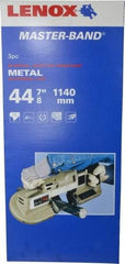 Lenox - 3' 8-7/8" Long x 0.023" Thick, 24 Teeth per Inch, Portable Band Saw Blade - Bi-Metal Blade, High Speed Steel Teeth, Toothed Edge - USA Tool & Supply