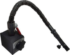 Flexbar - 90 Lb Magnetic Force, Fine Adjustment Indicator Positioner & Holder with Base - Flexible Arm, Rectangular Base, 2-5/8" Base Height, 2-1/4" Base Length, 2" Base Width - USA Tool & Supply