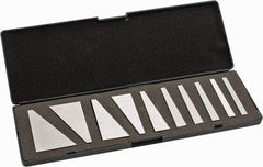 Value Collection - 1 to 30° Angle, 3 Inch Long, Steel, Angle Block Set - USA Tool & Supply