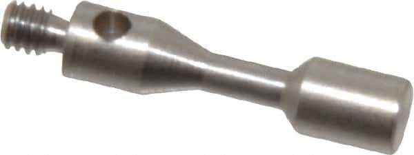 SPI - 3 mm Ball Diameter, M2 Thread, Steel Point Disc Tip CMM Stylus - 13 mm Overall Length - USA Tool & Supply