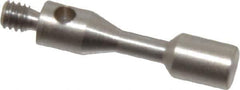 SPI - 3 mm Ball Diameter, M2 Thread, Steel Point Disc Tip CMM Stylus - 13 mm Overall Length - USA Tool & Supply
