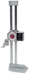 Mitutoyo - 12" Dial Height Gage - 0.001" Graduation, Accurate to 0.0015", Dial and Counter Display - USA Tool & Supply