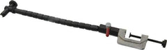 Flexbar - 12 Inch Long, Magnetic Indicator Base Flexible Arm on C-Clamp - Use With Flexbar Universal Holders - USA Tool & Supply