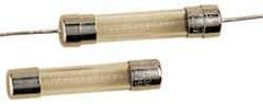 Ferraz Shawmut - 250 VAC, 1.6 Amp, Time Delay Miniature Glass Fuse - Clip Mount, 1-1/4" OAL, 1/4" Diam - USA Tool & Supply