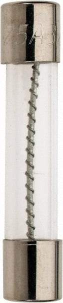Ferraz Shawmut - 32 VAC, 25 Amp, Time Delay Miniature Glass Fuse - Clip Mount, 1-1/4" OAL, 1/4" Diam - USA Tool & Supply