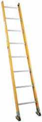 Made in USA - 18' High, Type IA Rating, Fiberglass Extension Ladder - USA Tool & Supply