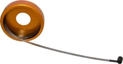 Made in USA - 0.001 Inch Graduation, 24 to 36 Inch Measurement, Spring Steel Diameter Tape Measure - 1/2 Inch Wide, 0.01 Inch Thick - USA Tool & Supply
