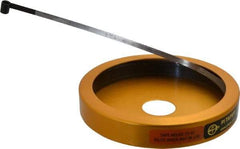 Made in USA - 0.001 Inch Graduation, 120 to 132 Inch Measurement, Spring Steel Diameter Tape Measure - 1/2 Inch Wide, 0.01 Inch Thick - USA Tool & Supply