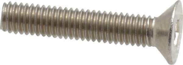 Value Collection - M3x0.50 Metric Coarse Hex Socket Drive, 90° Flat Screw - Grade 18-8 & Austenitic A2 Stainless Steel, Uncoated, Fully Threaded, 16mm OAL - USA Tool & Supply