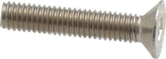 Value Collection - M3x0.50 Metric Coarse Hex Socket Drive, 90° Flat Screw - Grade 18-8 & Austenitic A2 Stainless Steel, Uncoated, Fully Threaded, 16mm OAL - USA Tool & Supply