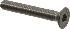 Value Collection - M3x0.50 Metric Coarse Hex Socket Drive, 90° Flat Screw - Grade 18-8 & Austenitic A2 Stainless Steel, Uncoated, Fully Threaded, 20mm OAL - USA Tool & Supply