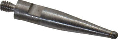 SPI - 0.04" Ball Diam, Carbide, Ball Test Indicator Contact Point - 1/2" Contact Point Length, Use with Brown & Sharpe Test Indicators - USA Tool & Supply