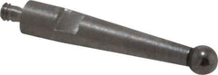 SPI - 0.08" Ball Diam, Carbide, Ball Test Indicator Contact Point - 1/2" Contact Point Length, Use with Brown & Sharpe Test Indicators - USA Tool & Supply