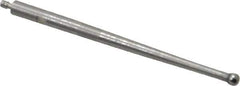 SPI - 0.08" Ball Diam, Carbide, Ball Test Indicator Contact Point - 1.737" Contact Point Length, Use with Brown & Sharpe Test Indicators - USA Tool & Supply