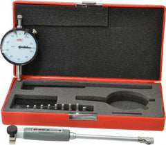 Value Collection - 9 Anvil, 0.4 to 0.7" Dial Bore Gage - 0.001" Graduation, 4" Gage Depth - USA Tool & Supply