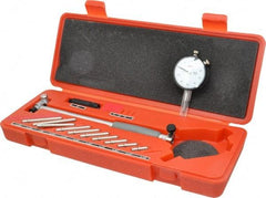 Value Collection - 11 Anvil, 2 to 6" Dial Bore Gage - 0.001" Graduation, 6" Gage Depth - USA Tool & Supply