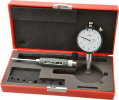 Value Collection - 9 Anvil, 0.24 to 0.4" Dial Bore Gage - 0.0005" Graduation, 1.57" Gage Depth - USA Tool & Supply