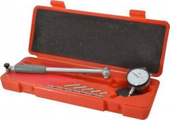 Value Collection - 6 Anvil, 1.4 to 2.4" Dial Bore Gage - 0.0005" Graduation, 6" Gage Depth - USA Tool & Supply