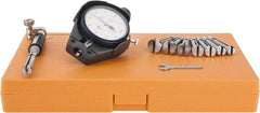 Mitutoyo - 8 Anvil, 0.4 to 0.7" Dial Bore Gage - 0.0001" Graduation, 2.4" Gage Depth, Accurate to 0.00016" - USA Tool & Supply