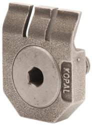 Mitee-Bite - 2-1/2mm Clamping Height, 880 Lb Clamping Pressure, Standard Height Swivel Stop Positioning Stop - 2-1/2mm Jaw Height, Spring Steel, Series Mitee-Bite Kopal Mini Clamps - USA Tool & Supply