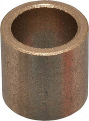 Boston Gear - 3/8" Inside x 1/2" Outside Diam, Oil Impregnated Bronze SAE-841 Sleeve Bearing - 1/2" OAL - USA Tool & Supply