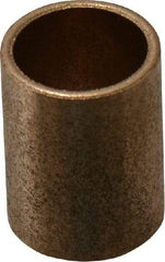 Boston Gear - 5/8" Inside x 3/4" Outside Diam, Oil Impregnated Bronze SAE-841 Sleeve Bearing - 1" OAL - USA Tool & Supply