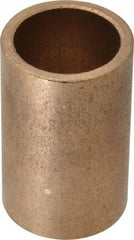 Boston Gear - 1" Inside x 1-1/4" Outside Diam, Oil Impregnated Bronze SAE-841 Sleeve Bearing - 2" OAL - USA Tool & Supply