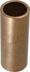 Boston Gear - 1" Inside x 1-1/4" Outside Diam, Oil Impregnated Bronze SAE-841 Sleeve Bearing - 3" OAL - USA Tool & Supply