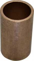 Boston Gear - 1-1/4" Inside x 1-1/2" Outside Diam, Oil Impregnated Bronze SAE-841 Sleeve Bearing - 2-1/2" OAL - USA Tool & Supply