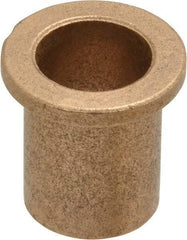 Boston Gear - 5/8" Inside x 3/4" Outside Diam, Oil Impregnated Bronze Sleeve Bearing - 1" Flange Outside Diam, 1/8" Flange Thickness, 1" OAL - USA Tool & Supply