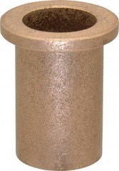 Boston Gear - 5/8" Inside x 3/4" Outside Diam, Oil Impregnated Bronze Sleeve Bearing - 1" Flange Outside Diam, 1/8" Flange Thickness, 1-1/4" OAL - USA Tool & Supply