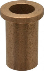 Boston Gear - 5/8" Inside x 13/16" Outside Diam, Oil Impregnated Bronze Sleeve Bearing - 1-1/16" Flange Outside Diam, 5/32" Flange Thickness, 1-1/2" OAL - USA Tool & Supply