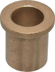 Boston Gear - 3/4" Inside x 1" Outside Diam, Oil Impregnated Bronze Sleeve Bearing - 1-1/4" Flange Outside Diam, 5/32" Flange Thickness, 1-1/4" OAL - USA Tool & Supply