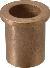 Boston Gear - 7/8" Inside x 1-1/8" Outside Diam, Oil Impregnated Bronze Sleeve Bearing - 1-3/8" Flange Outside Diam, 5/32" Flange Thickness, 1-1/2" OAL - USA Tool & Supply