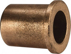 Boston Gear - 1" Inside x 1-3/8" Outside Diam, Oil Impregnated Bronze Sleeve Bearing - 1-5/8" Flange Outside Diam, 3/16" Flange Thickness, 1-3/4" OAL - USA Tool & Supply