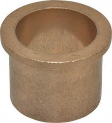 Boston Gear - 1-1/2" Inside x 1-3/4" Outside Diam, Oil Impregnated Bronze Sleeve Bearing - 2-1/16" Flange Outside Diam, 3/16" Flange Thickness, 1-1/2" OAL - USA Tool & Supply