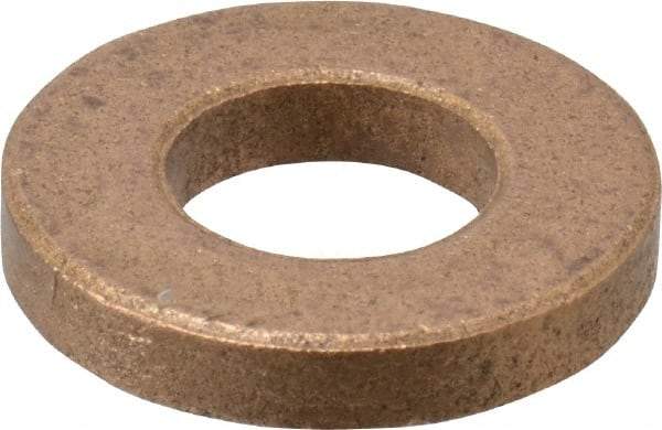 Boston Gear - 0.385" Inside x 3/4" Outside Diam, 1/8" Thick, Bronze SAE-841 Thrust Bearing - 10,000 Max Pressure x Velocity - USA Tool & Supply