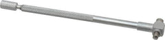 Value Collection - 1/2 to 3/4 Inch, 4.4 Inch Overall Length, Telescoping Gage - 4 Inch Long Handle, Hardened Tool Steel, Satin Chrome Finish - USA Tool & Supply
