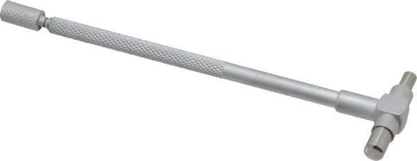 Value Collection - 3/4 to 1-1/4 Inch, 4.4 Inch Overall Length, Telescoping Gage - 4 Inch Long Handle, Hardened Tool Steel, Satin Chrome Finish - USA Tool & Supply