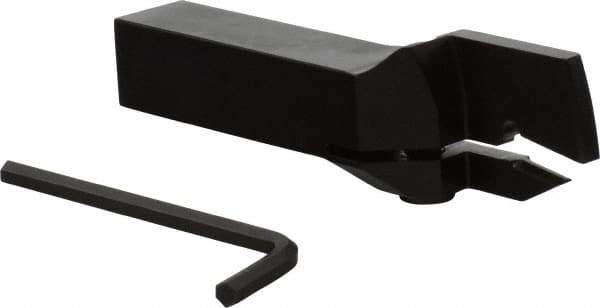 Seco - CFM, External, Left Hand, 1.62" Max Depth of Cut, 8mm Min Groove Width, Indexable Grooving Tool Holder - LC.. 3008.. Insert Compatibility, 1" Shank Height, 1" Shank Width, 6" OAL - USA Tool & Supply