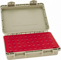 Vermont Gage - 50 Piece, 0.011-0.06 Inch Diameter Plug and Pin Gage Set - Minus 0.0002 Inch Tolerance, Class ZZ - USA Tool & Supply