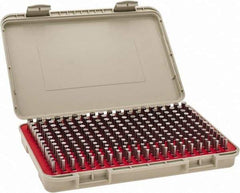 Vermont Gage - 250 Piece, 0.251-0.5 Inch Diameter Plug and Pin Gage Set - Minus 0.0002 Inch Tolerance, Class ZZ - USA Tool & Supply