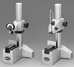 Mahr - Cast Iron (Base), T-Shaped Base, Comparator Gage Stand - 9-1/2" High, 5-1/2" Base Length x 6" Base Width x 4" Base Height, Includes Holder - USA Tool & Supply