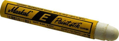 Markal - White Marker/Paintstick - Oil Base Ink - USA Tool & Supply