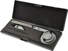 Value Collection - 6 Inch Long Blade, 360° Max Measurement, Bevel Protractor - Accuracy up to 5 Min, 5 Min Dial Graduation - USA Tool & Supply