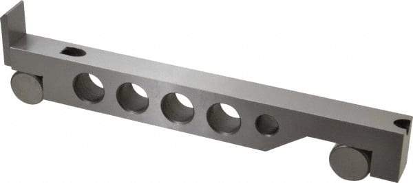 Value Collection - 10 Inch Long x 1 Inch Wide x 0.0004 Inch Parallelism, 10 Inch Between Rolls, Sine Bar - USA Tool & Supply